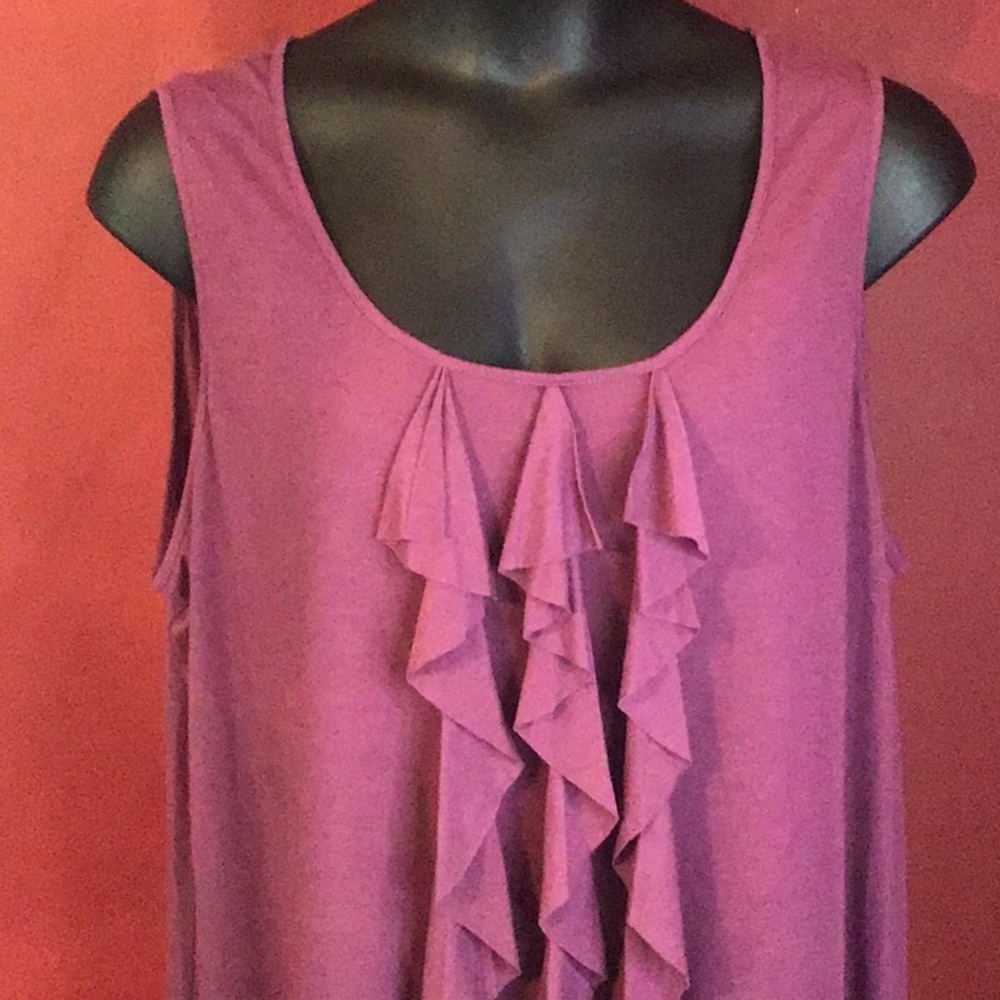 STYLE&CO. WOMAN RUFFLE TOP SIZE 3X - Picture 2 of 4
